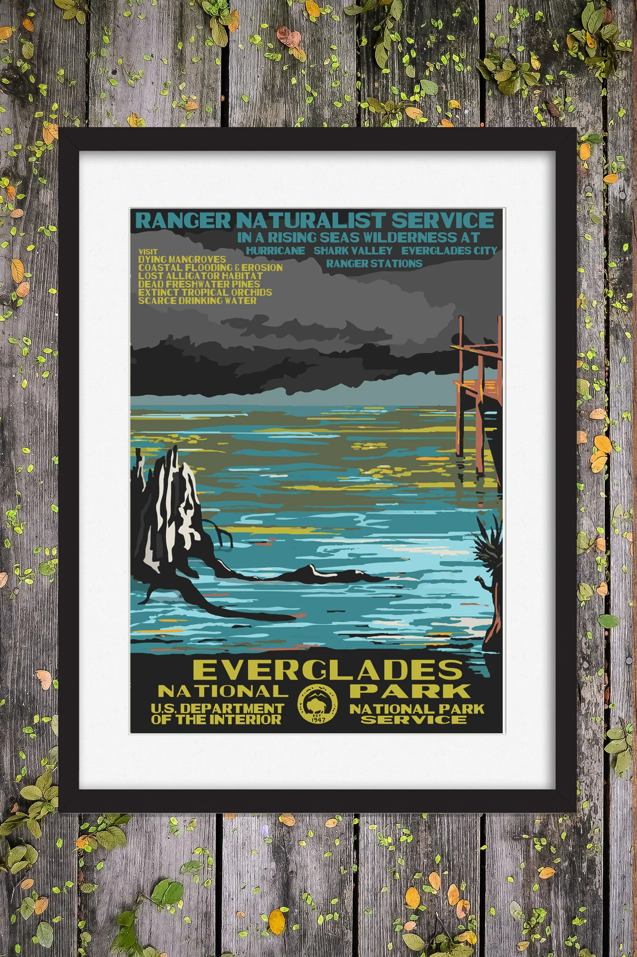 WPA+print+display+everglades.